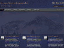 Tablet Screenshot of mgrlaw.com